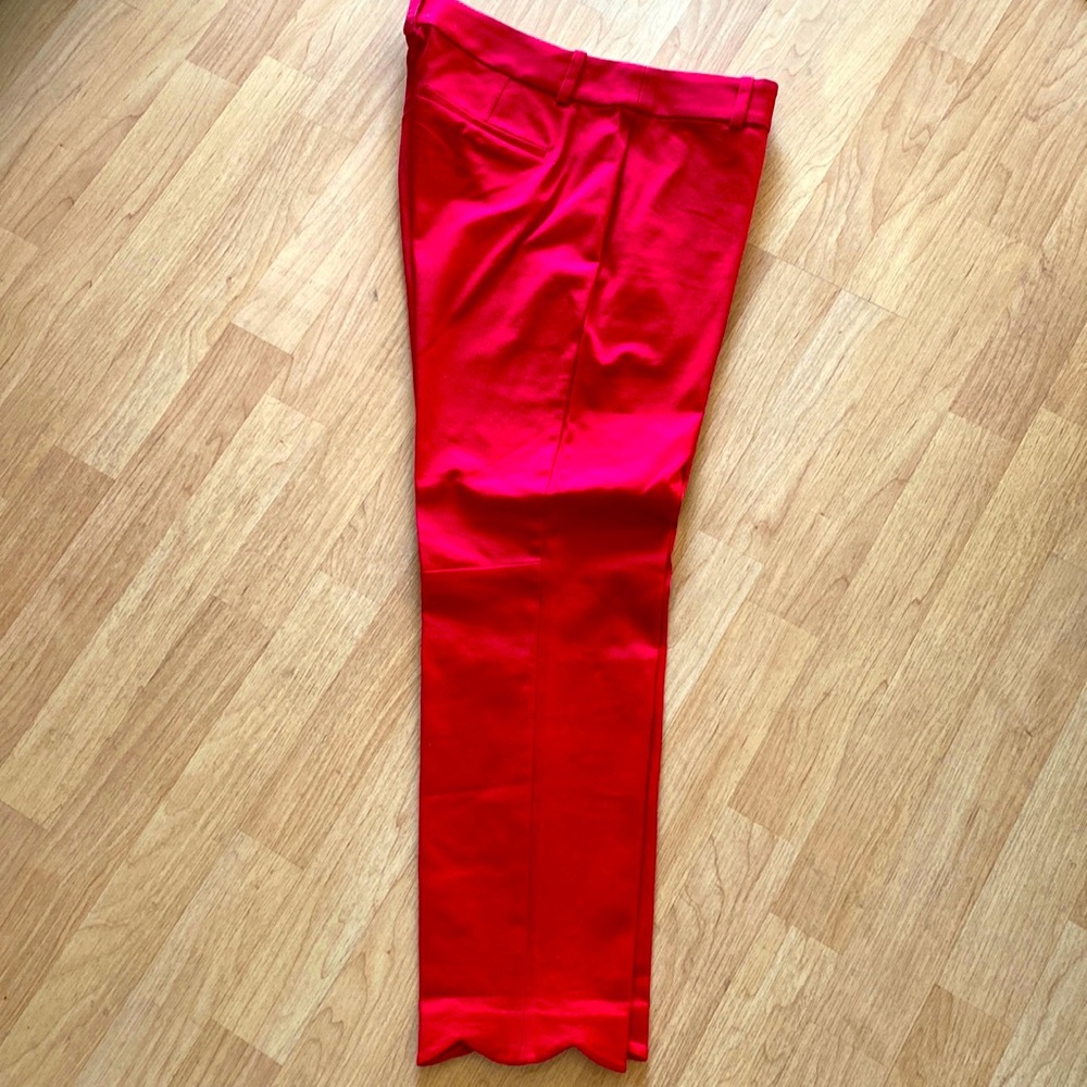Women’s J Crew Stretch Side Zip Cropped Pants Size 8